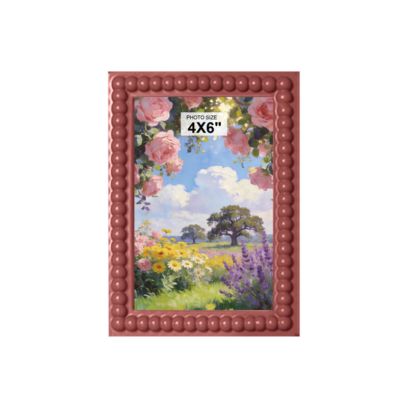 Colourful Picture Wall Frame, Red, 4" x 6"