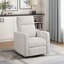 Fauteuil inclinable pivotant avec mouvement coulissant confortable pour le salon-2003360782