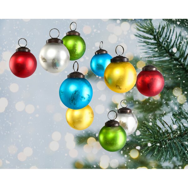 The Holiday Aisle® Glass Ball Ornament & Reviews | Wayfair