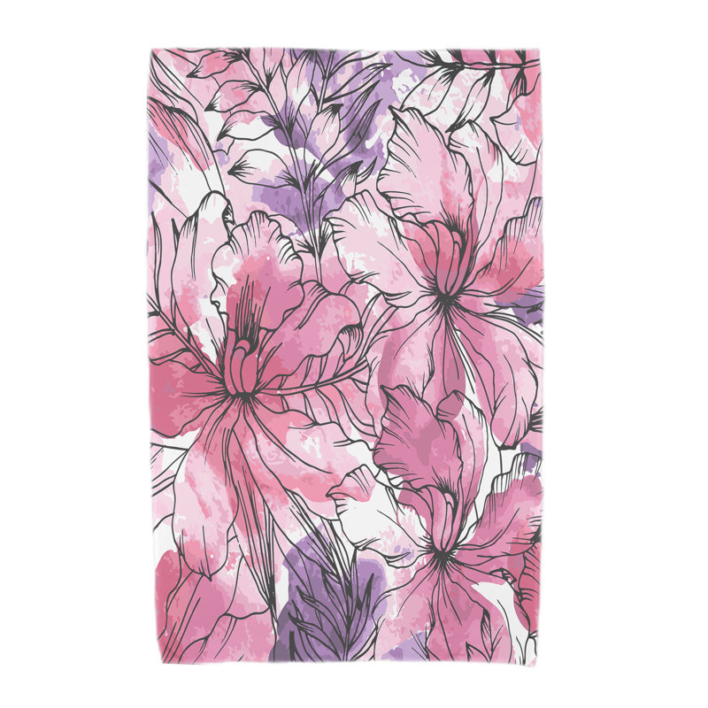 Serviette de plage Marlow, Rose