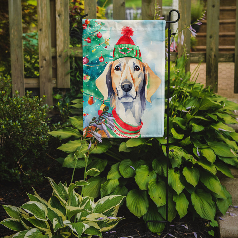 Drapeau de jardin en polyester à 2 faces, H 15,5 po x l 11,25 po
