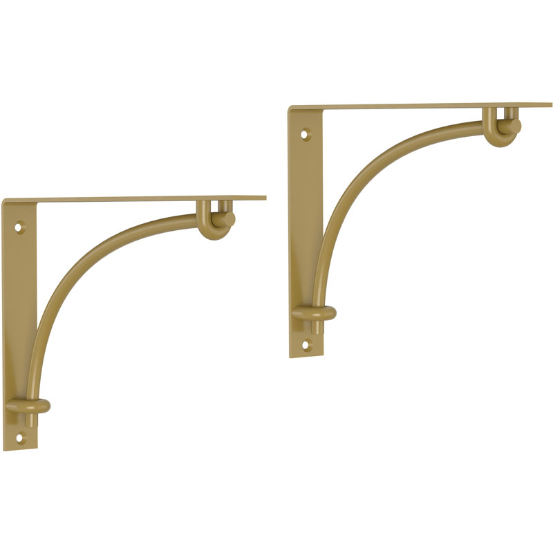 Supports décoratifs, Laiton brossé peint