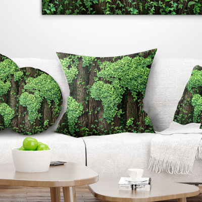 Global Developpement - Coussin imprimé abstrait