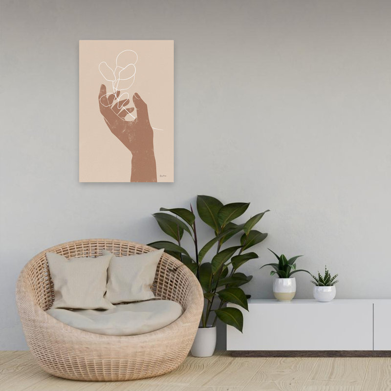Boho Dreams I Neutral - art bohémien brun bohème brun, H 24 po x l 16 po