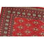 Tapis oriental rouge en laine noué à la main 5 pi 11 po x 9 pi Bokhara