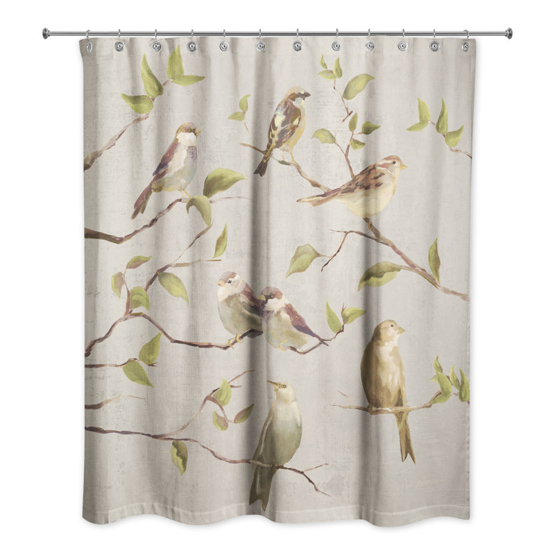 Dequisha Shower Curtain, Beige