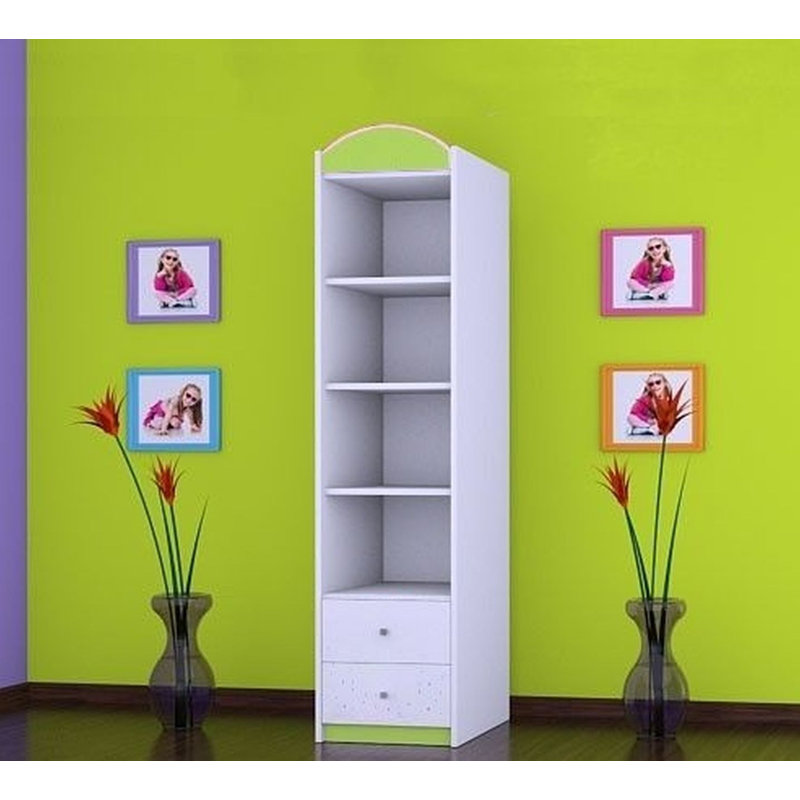 Nowak 1 Door Wardrobe, Green