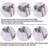 Brushed Nickel Handheld Shower Head 2.5 GPM GPM