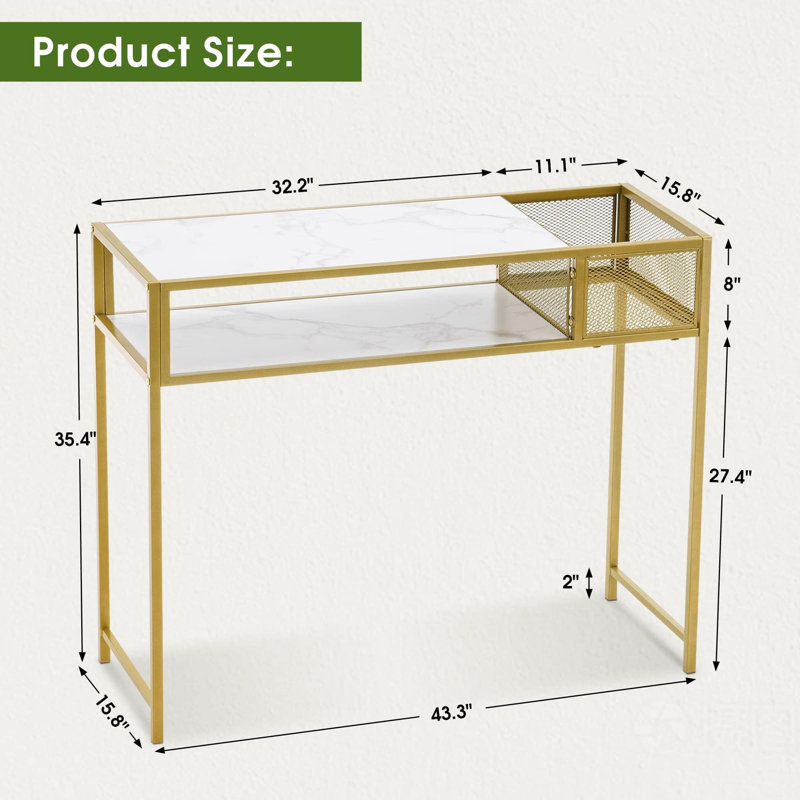 Makiah 43'' Console Table