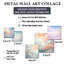 «Clouds Charm», art liquide, ensemble de 6 nuages