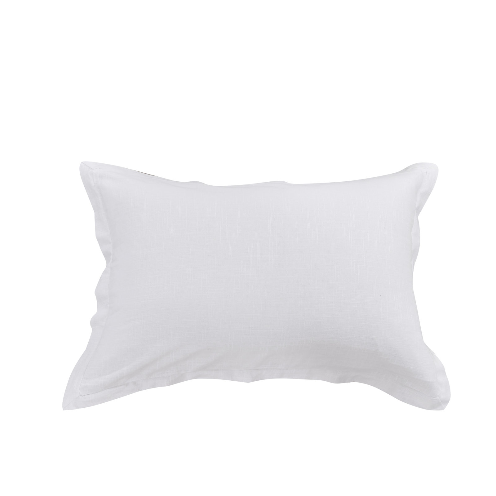 39" x 27" Linen Pillow Cover & Insert, White