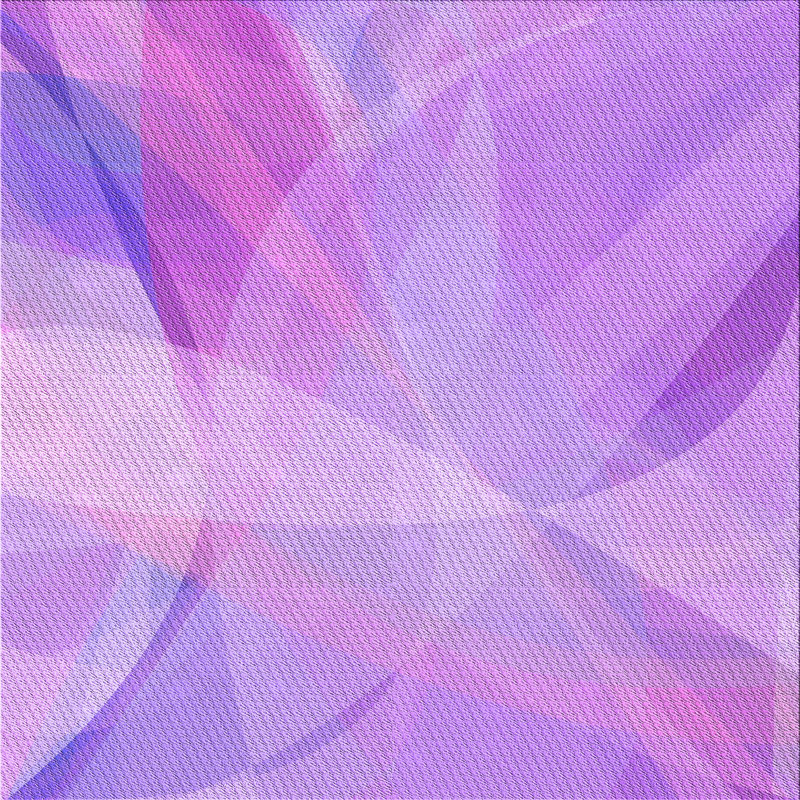Tapis de la zone mauve en laine abstraite, Carré 6 pi