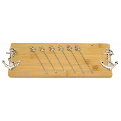 Ensemble de panneaux de fromage et plateaux 7 pièces Calvert