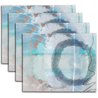 Napperon abstrait en polyester