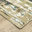 Tapis abstrait rayé beige / bleu Rayan-870735469
