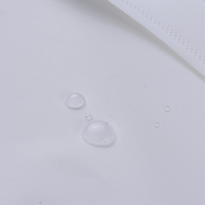 Rideau de douche avec crochets PEVA, Blanc