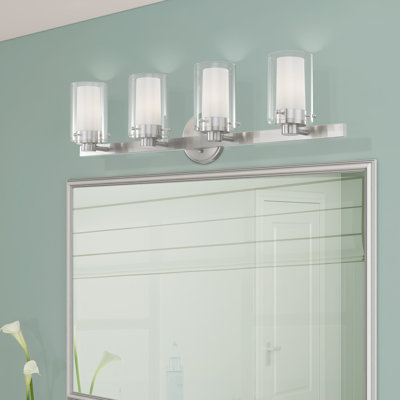Barre d'éclairage de salle de bain 4 lumières Armantas