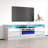 Alexin 78.7" Modern TV Stand with Electric Fireplace, High Gloss Finish, Media Storage-810285689