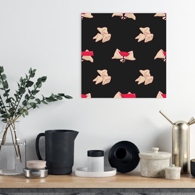 Spicy Dumpling Pattern Contemporary Wall Art