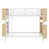 Blanc / brun clair est en rupture de stock