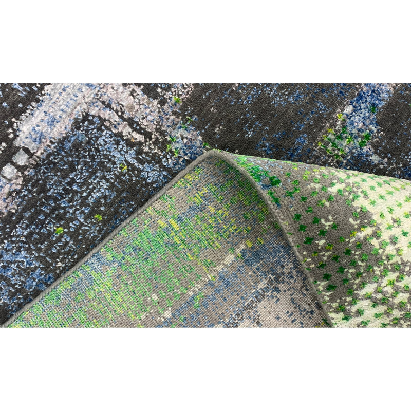Abstract Area Rug, Rectangle 8' x 10'
