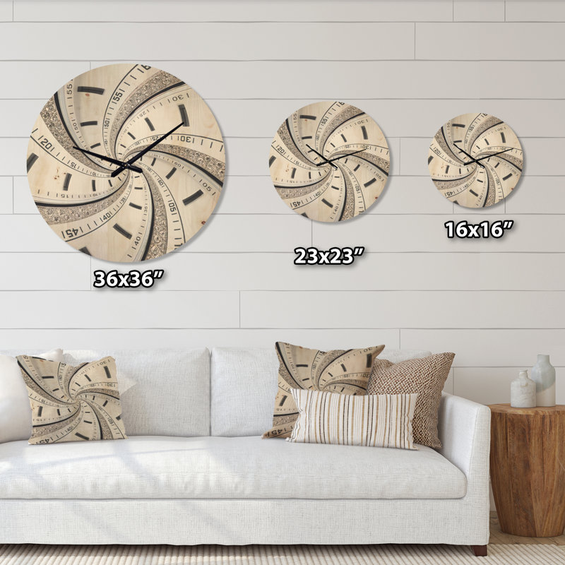 Horloge murale Swirled Time Vortex, Moyen