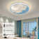 Flush Led Ceiling Light, 1-Light, 50 Cm