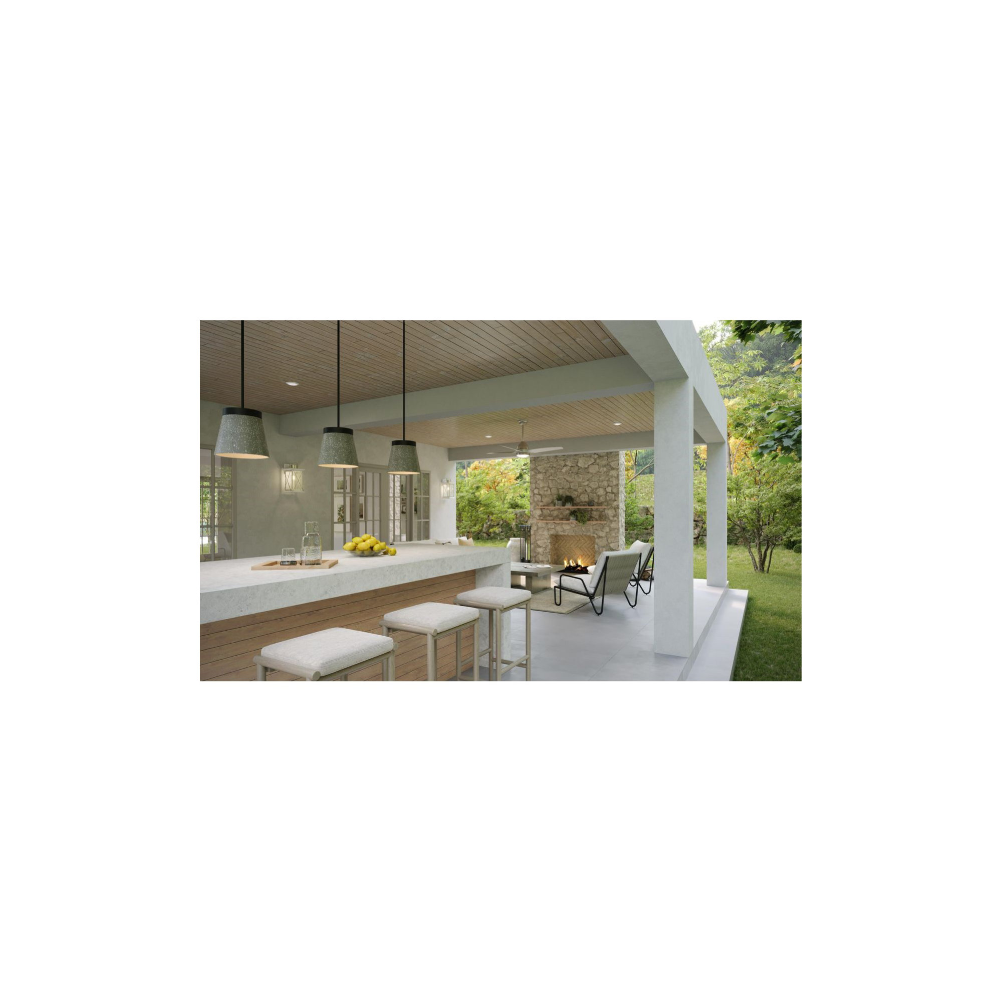Inanna Single Light Outdoor Wall Light, Stainless Steel, 16" H x 7.5" W x 8.5" D