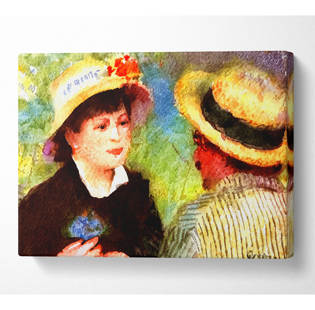 Renoir Les Canotiers - Kunstdrucke auf Segeltuch