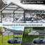 Heavy Duty Carport Canopy with Galvanized Steel Roof and Frame
