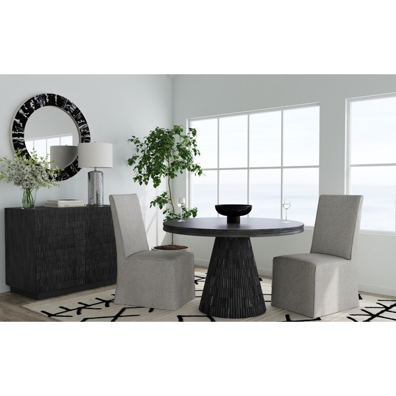 Israel Round Solid Wood Dining Table
