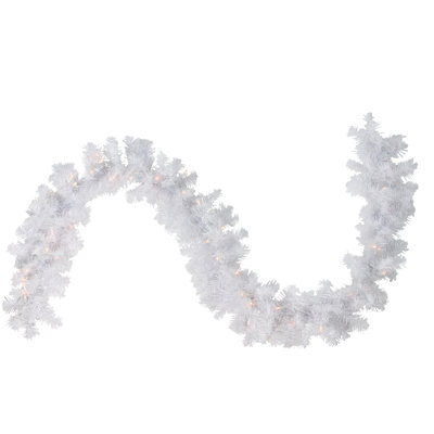 12'' in. Lighted Faux Spruce Garland