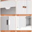 Armoire de rangement 72 po avec tablettes réglables-1818267545