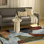 Tapis d'intérieur moderne multicolore bleu Colondro-110543719