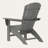 POLYWOOD Nautical Curveback Adirondack Chair-1918481931