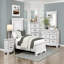 Miroir de commode 7 tiroirs blanc