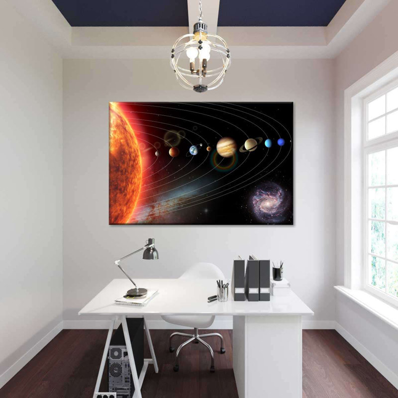 Distant Solar System Canvas Print, 30" H x 45" W x 1.25" D