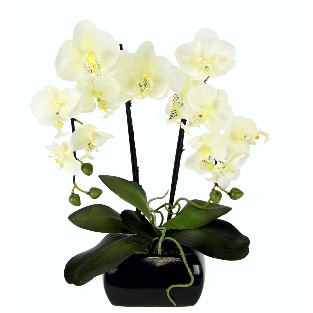 Kunstblume Orchidee im Topf