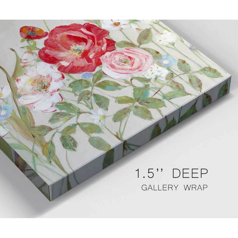 «Garden Menagerie I», ensemble de 2 reproductions d'art sur toile tendue, H 10 po x l 10 po x P 1 po