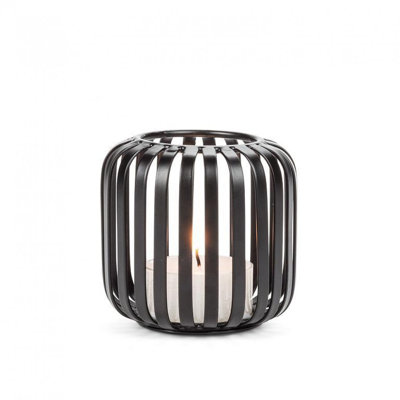 Small Ribbed Candle Holder