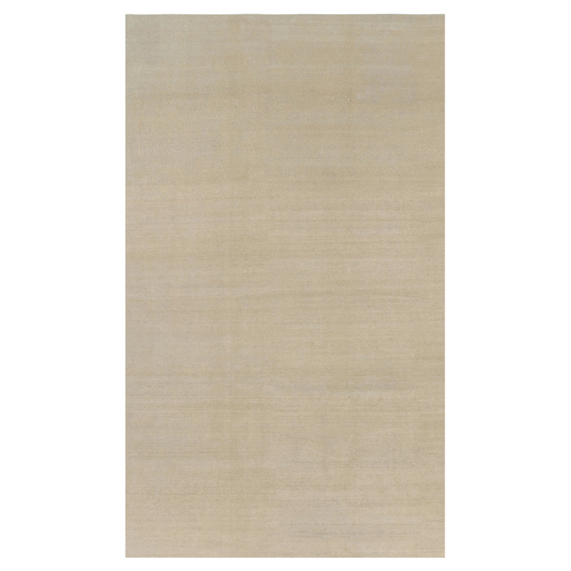 Rug & Kilim’S Oversized Contemporary Textural Solid Rug In Beige Tones