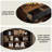 Black&Walnut Solid  Wood Sideboard