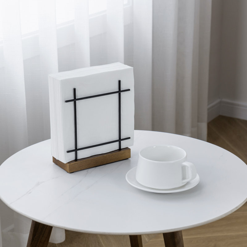 Black Napkin Paper Towel Holder