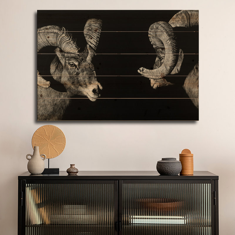 «Wood Scratchboard I» par Julie T. Chapman, H 18 po x l 26 po