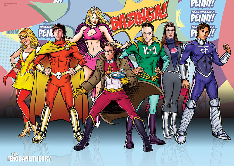 Big Bang Theory 'Superpowers' MightyPrint Wall Decor