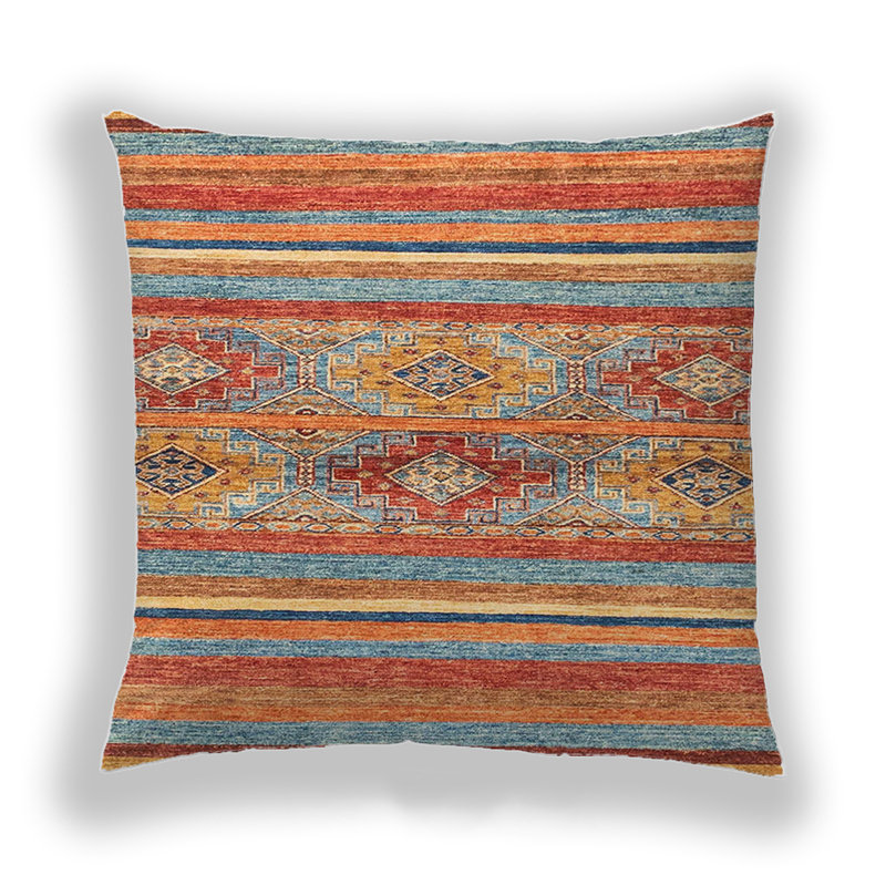Coussin décoratif abstrait 2486, Microsuède
