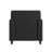 Upholstered Reception Chair with Right Side Charging Bank, Includes 2 Outlets, 2USB Ports, 1 USB-C Port-1473827445
