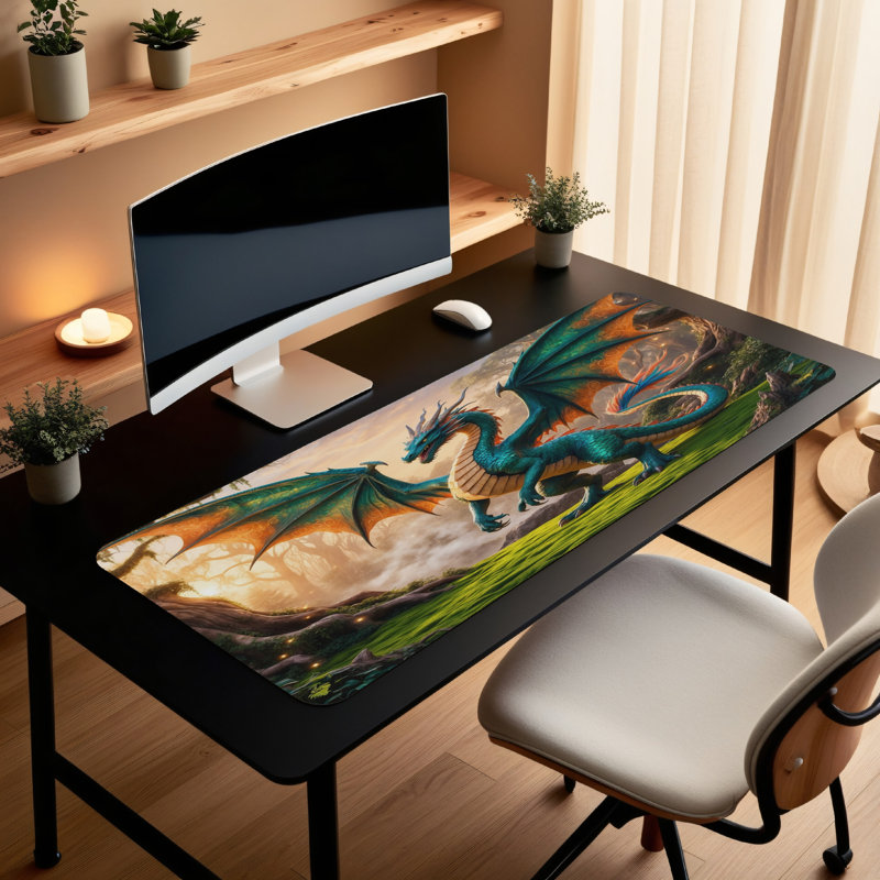 Polyester Desk Pad, 31.5x15.5
