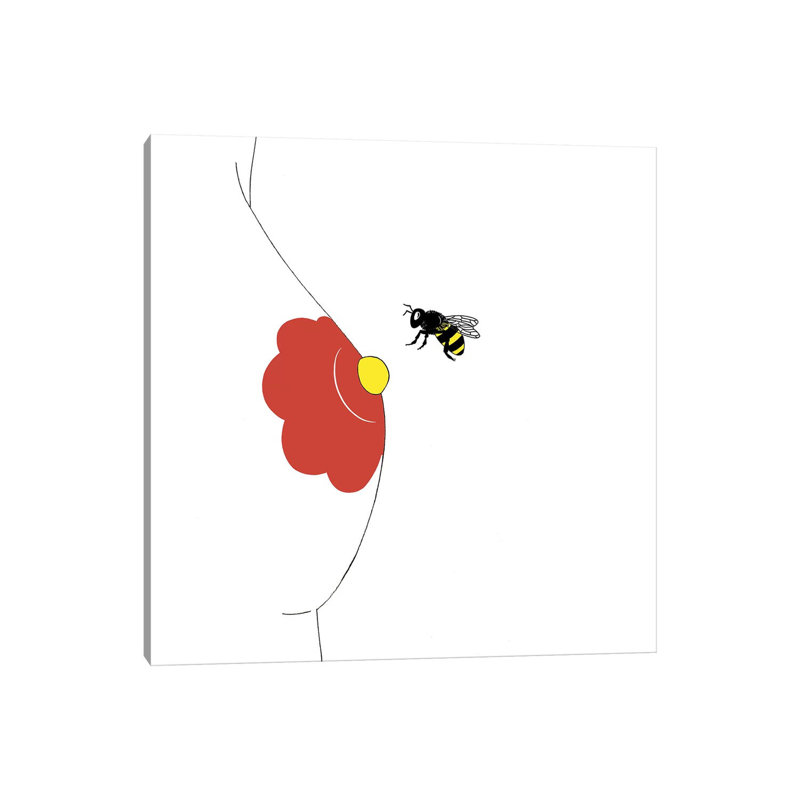 Pollinate by Filippo Spinelli - Print on Canvas, 30.48 cm H x 30.48 cm W, Wrapped Canvas