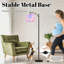 Lampe sur pied à arc avec abat-jour réglable Pastel ciel nuageux Lampe sur pied 3 températures de couleur à intensité variable pour lampe